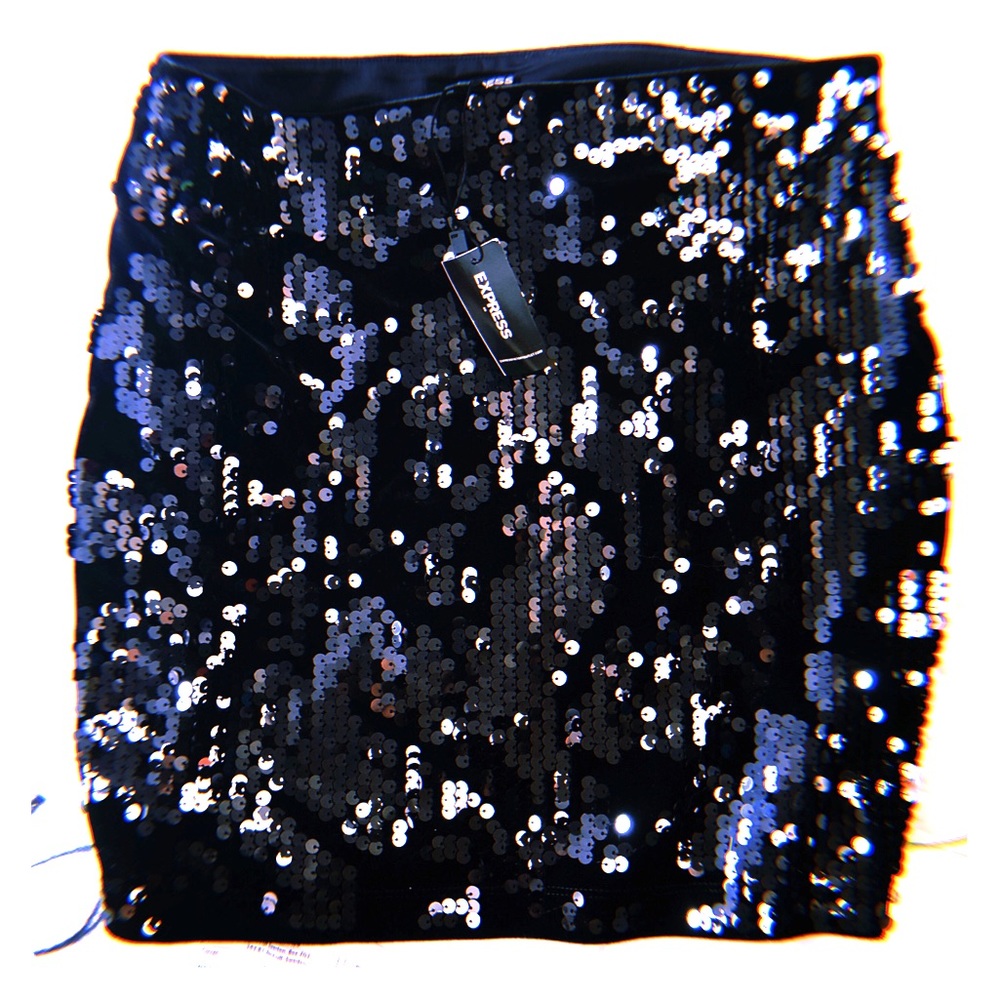 NWT Express Sequin skirt